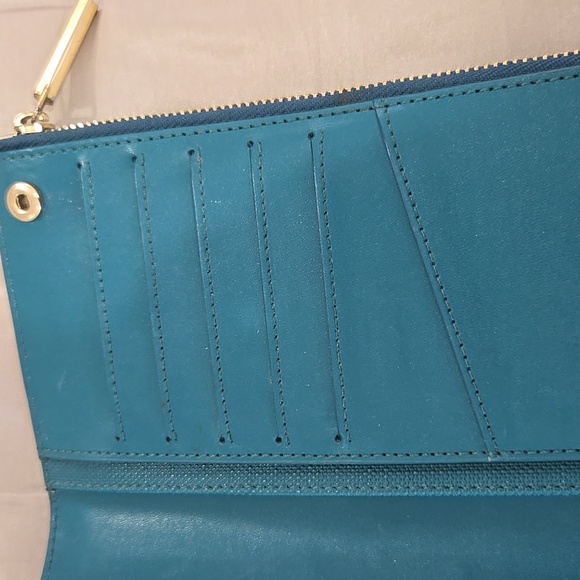 Dagne Dover Liberty Teal Slim Wallet - Picture 10 of 11